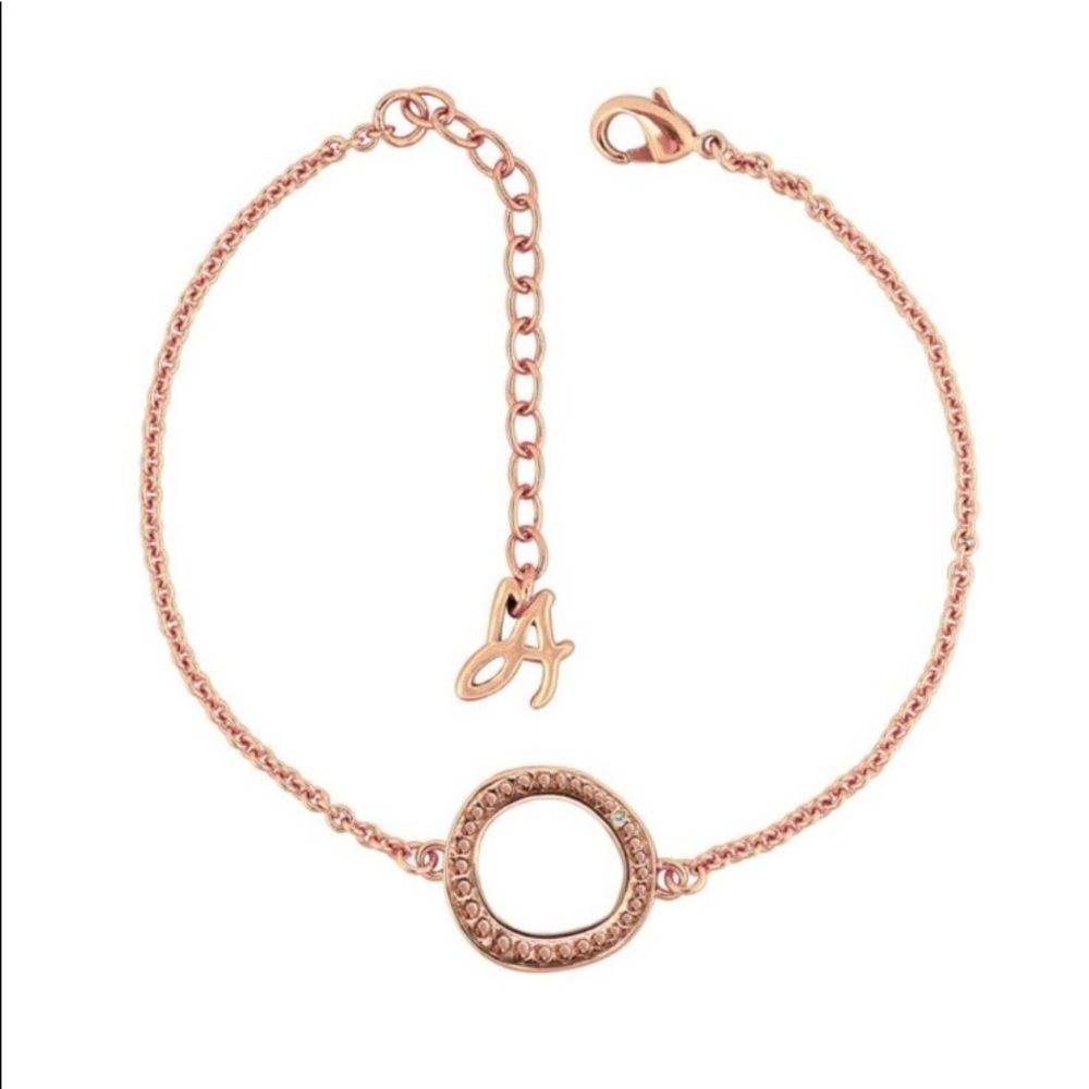 Adore Swarovski Cristal Rose Gold Plating Bracelet